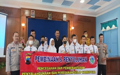 Pembinaan dan Penyuluhan Narkoba dari POLRES Blora