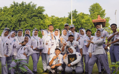 LDKS & Gathering OSIS SMKN 1 Blora Masa Bakti 2025–2026 Berlangsung Meriah dan Penuh Semangat Kepemimpinan